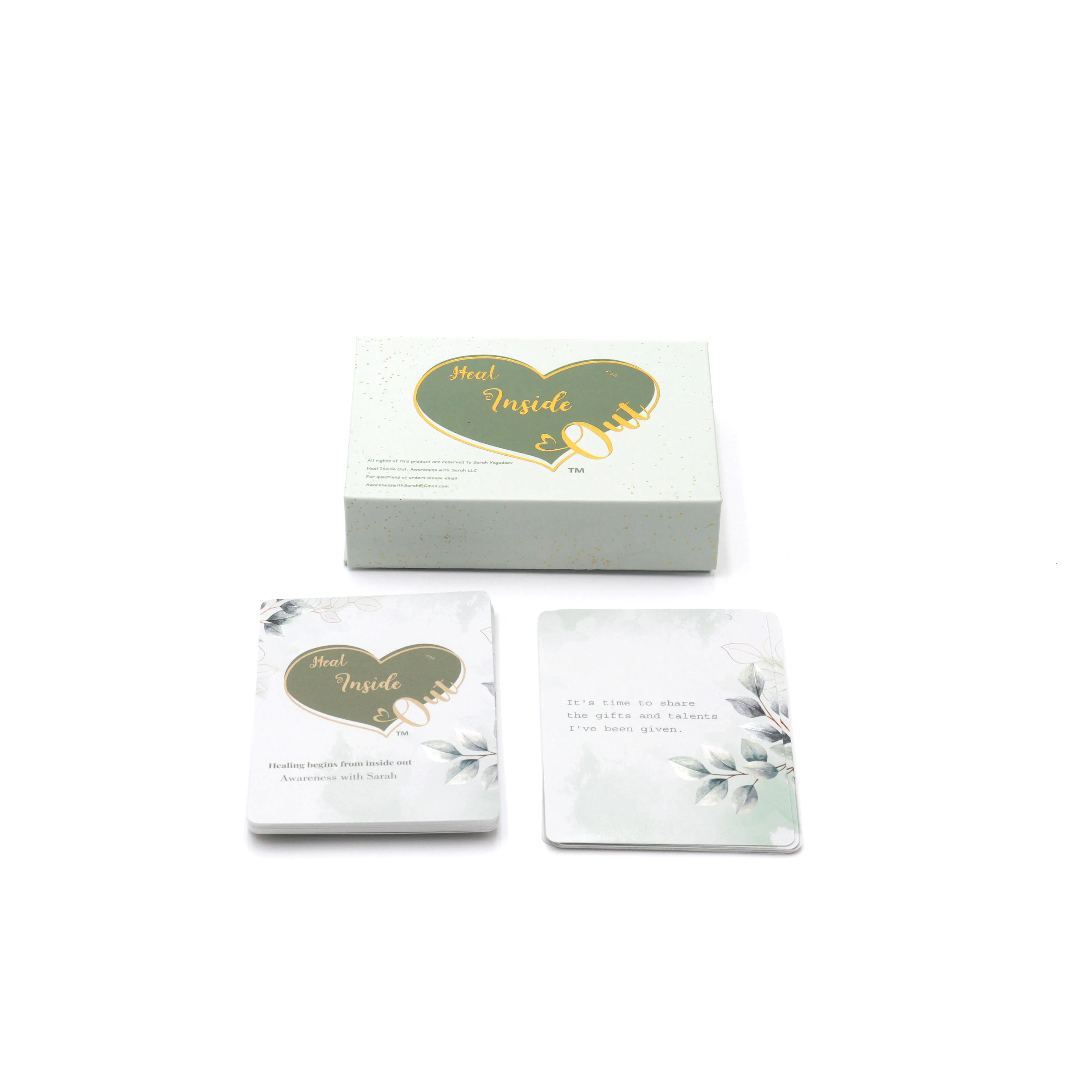 Cheap custom print Customizable Logo Custom Design Printing Mind Matter Positive Encouragement Self Love Affirmation Card