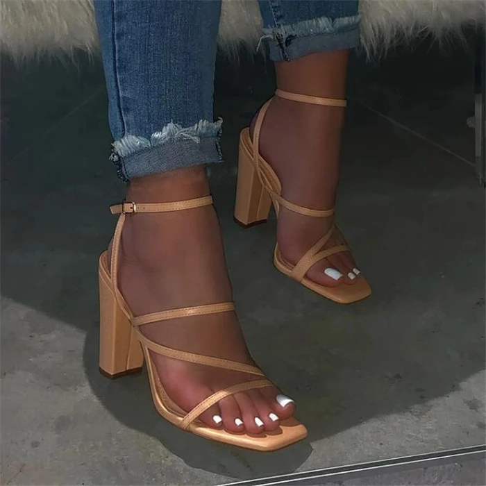 
Wholesale new style shoes women high heels sexy sandalias mujer summer sandals for women ladies shoes heels 
