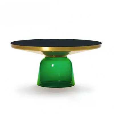 MEIJIA brand modern triangle Italian lounge Indian rosewood black round coffee tables