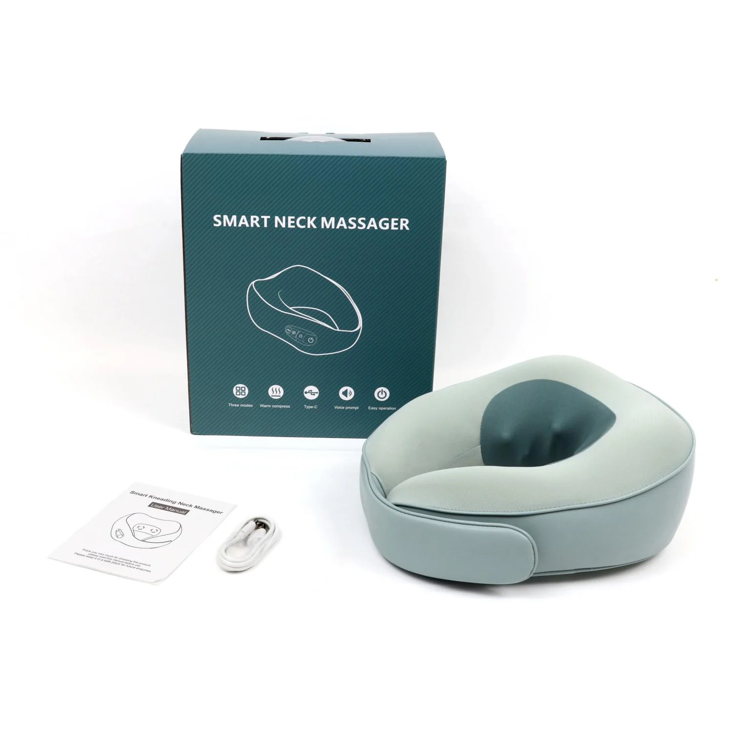 Shiatsu Neck Massager with Heat for Pain Relief Electric 6D Deep Tissue Kneading Massage Cervical Pillow Relieve Neck Fatigue