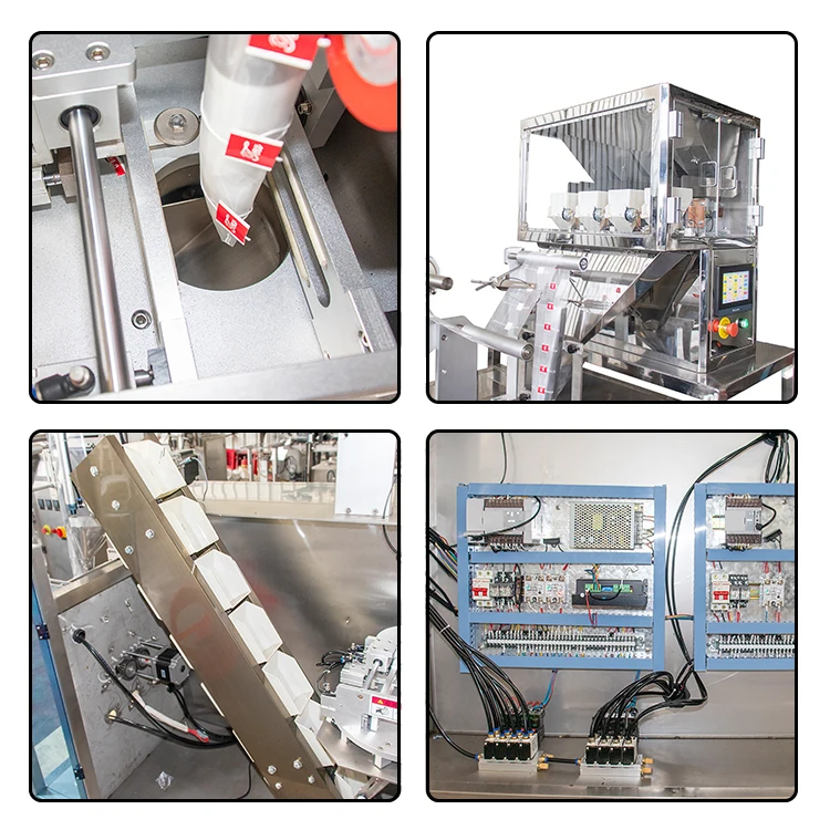 Нейлоновая треугольная упаковочная машина для чайных пакетиков, машина для изготовления чая