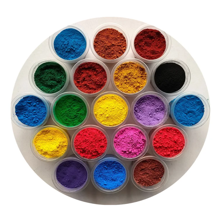Wholesale of iron oxide pigments, building materials, coatings, colored bricks and tiles used as color powder by manufacturers