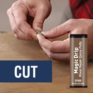 Epoxy Putty: Moldable, 2oz, with Temp. Range of -40F to 300F Intermittent, Gray, 2 min Cure