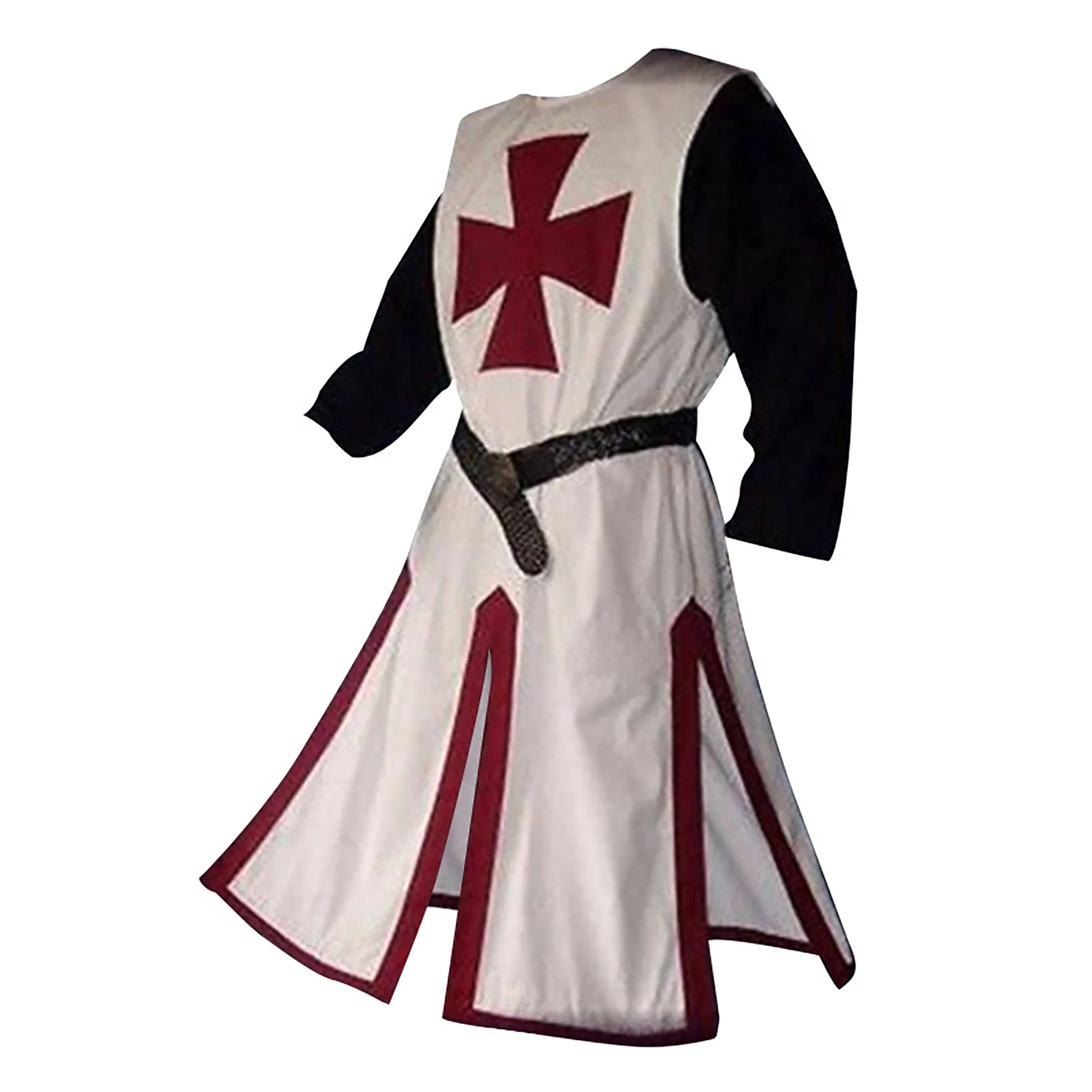 Hot Sale Tabard Surcoat Tunic Sleeveless Medieval Warriors Templar Knights Crusader Costume