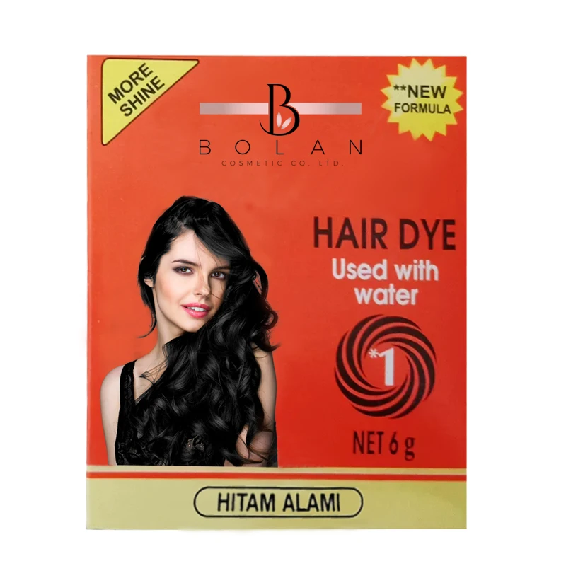 OEM Styling Natural Black Hair Dye Powder For Hair Organicdust Hair Color Professional Salon Product Wholesale