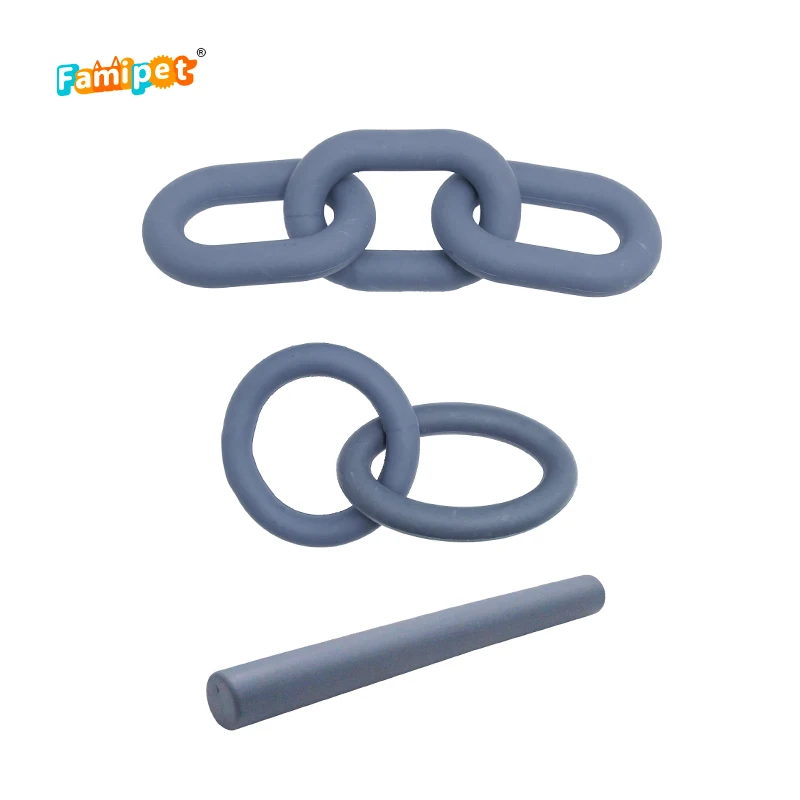 Famipet Wholesale Natural Rubber Durable Pet Chew Dog Interactive Toys for Aggressive Chewers