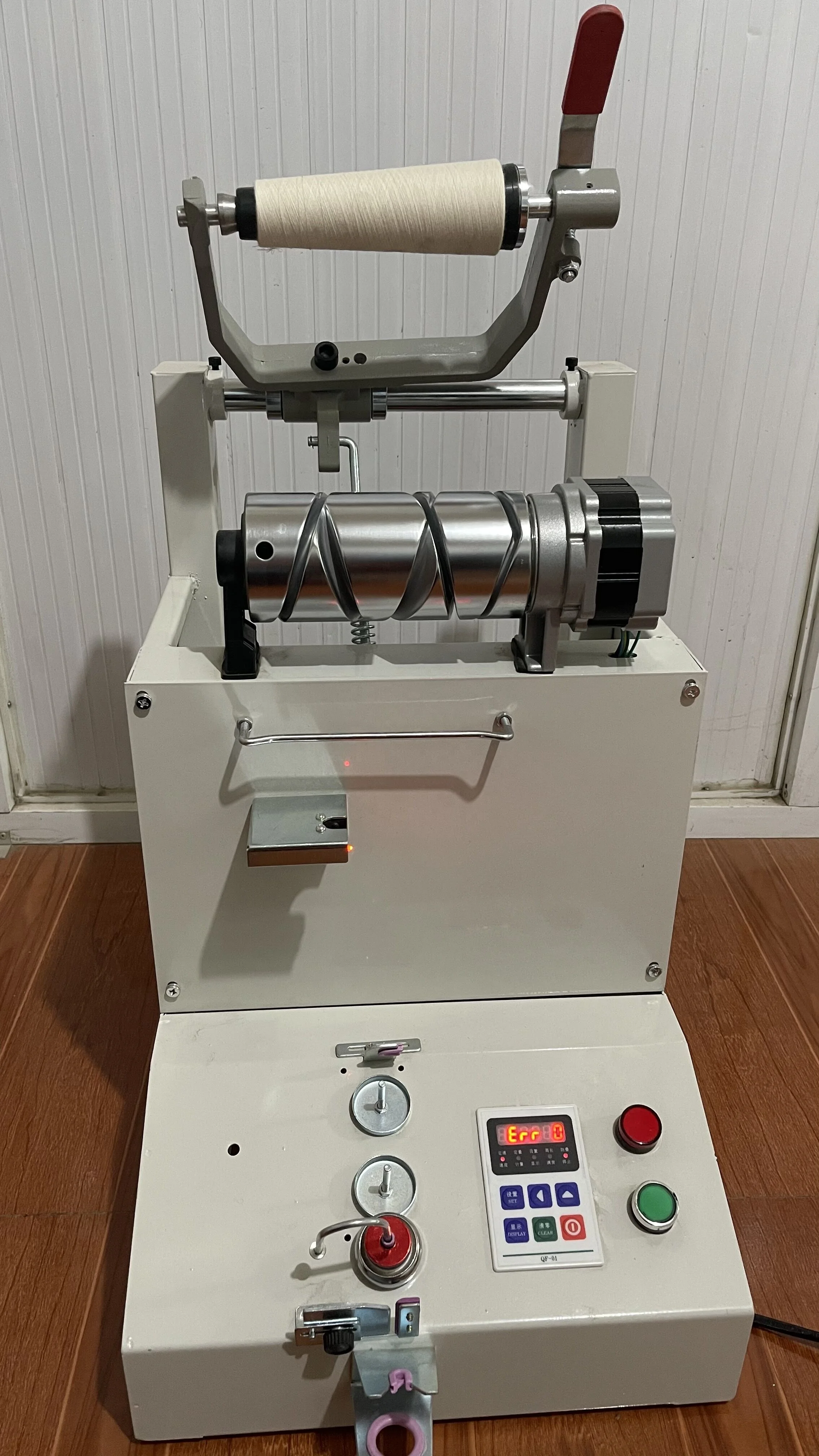 Automatic High Speed Paper Bobbin Tape Rewinder Textile Lace Ribbon Loom Pulling Yarn Winder