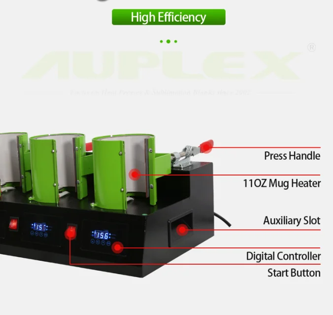 All five in one combo 5in1 Mug heat press machine for 11oz sublimation mug