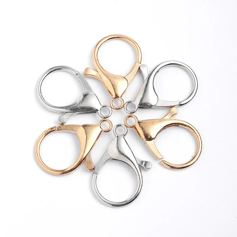 23mm Alloy Jewelry making Clasps & Hooks Alloy Electroplating Bracelet Necklace Key Ring Lobster Hooks Jewelry Finding