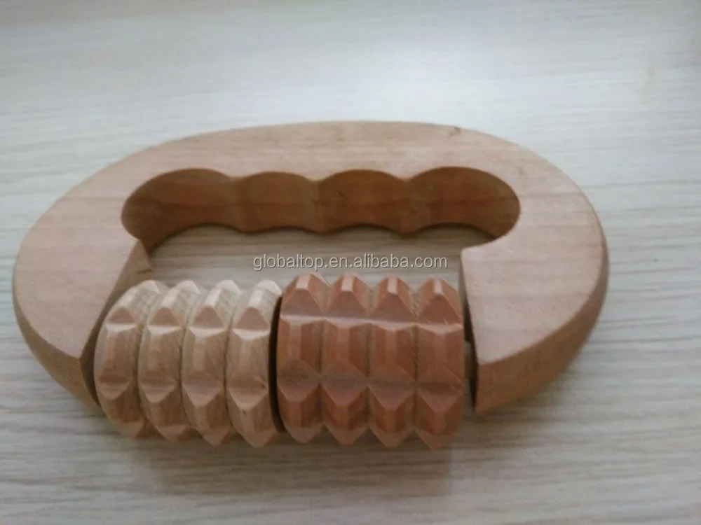 Hot Sale Wooden Massage Roller Wholesale Eliminate Fatigue Eco Friendly Contemporary Wood Massager