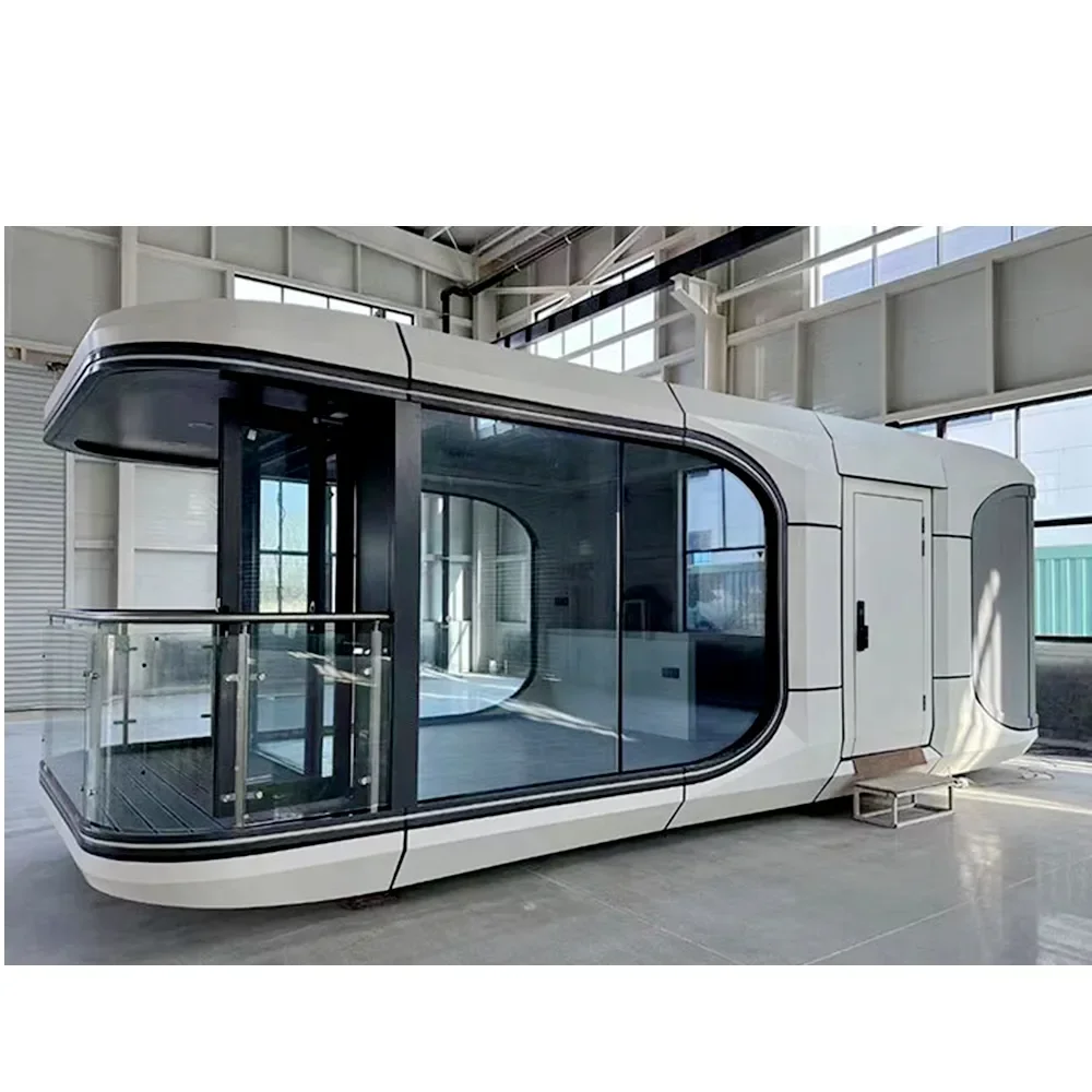 40ft Steel Space Capsule Room Container Drinking Water Office Pod for Sale for House Apartment or Villa Use