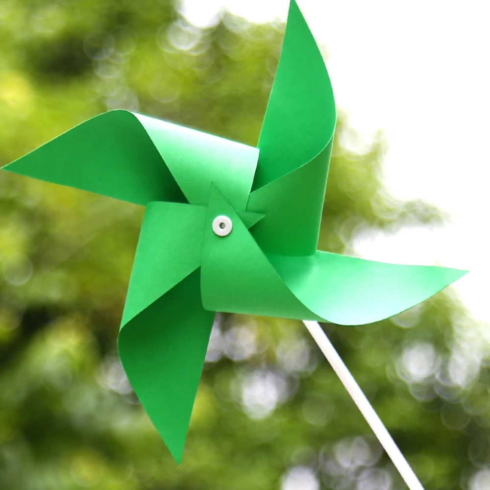 DIY windmill handmade materials for kindergarten children outdoor decorative toys Homemade materials pack colorful small paper