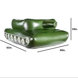 Hot Sale Jet Tank Water Battle Game Toy Summer Pvc Inflatable Floating Row Water Tank Floating Row