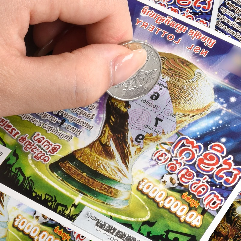 Scratch Off Lottery Tickets Full Color Print Lottery Paper Cards Multi-Option Lottery Tickets