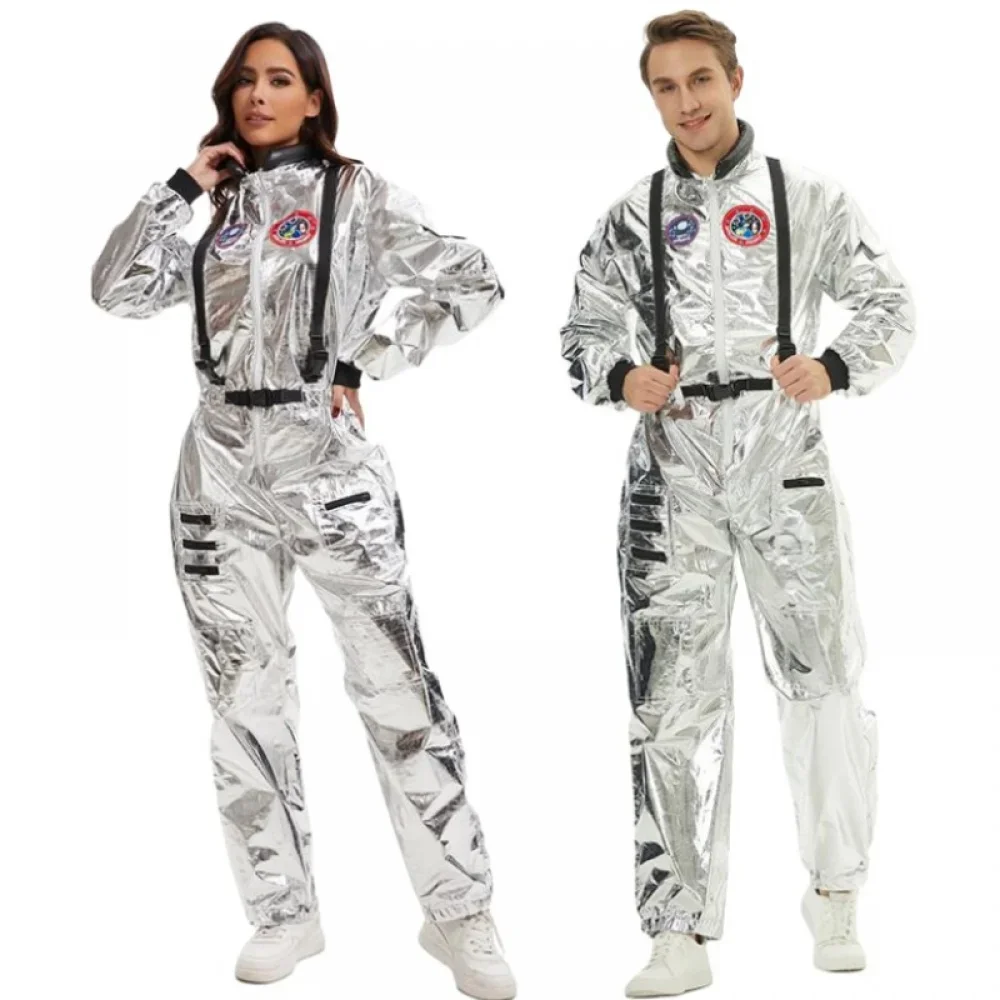 Halloween Cosplay Astronaut Costume Spaceman Onesie Space Suit Holiday Party Character Cosplay Clothes