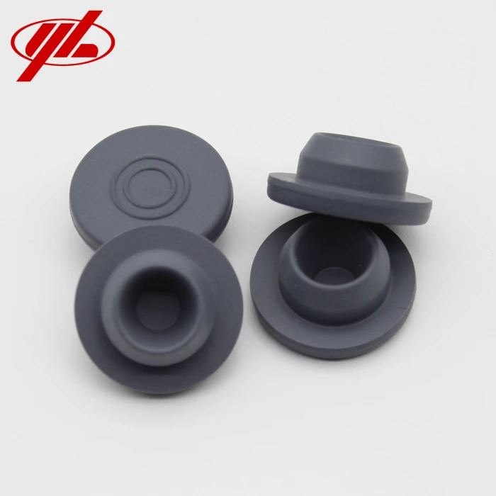 Pharmaceutical butyl glass vials rubber stoppers caps lid