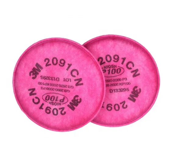 3m 2091CN Filter cotton filter all kinds of particulate matter,etc need to use 6800 Filter accessories,3m genuine respirator