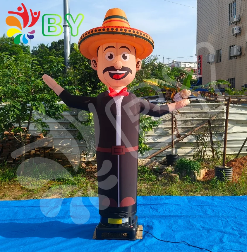 BOYAN Outdoor Giant Inflatable Air Dancers Sky Road Advertising Inflatable Signs