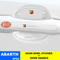 For Toyota Logo Brand 8pcs Custom Car logo Sticker Exterior Vehicle Door Handle Bowl Protective Stickers