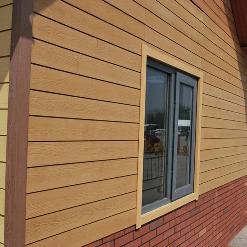 Eco Friendly Waterproof Wall Panel WPC Outdoor Wall Cladding Exterior Decoration