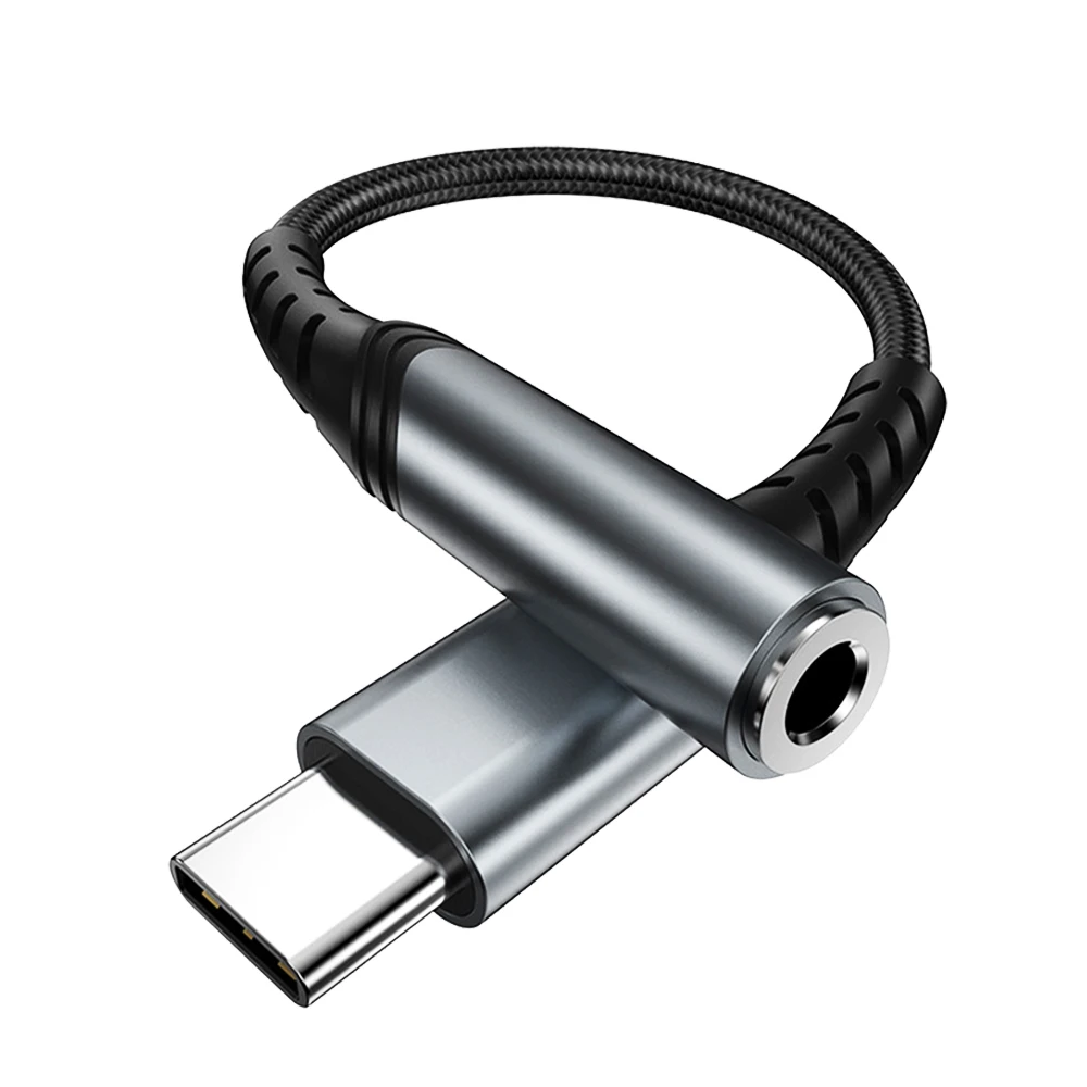 USB Type C to 3.5mm Female Headphone Jack Adapter USB C to Aux Audio Dongle Cable Cord Compatible with Pixel 4 3 2 for Samsung