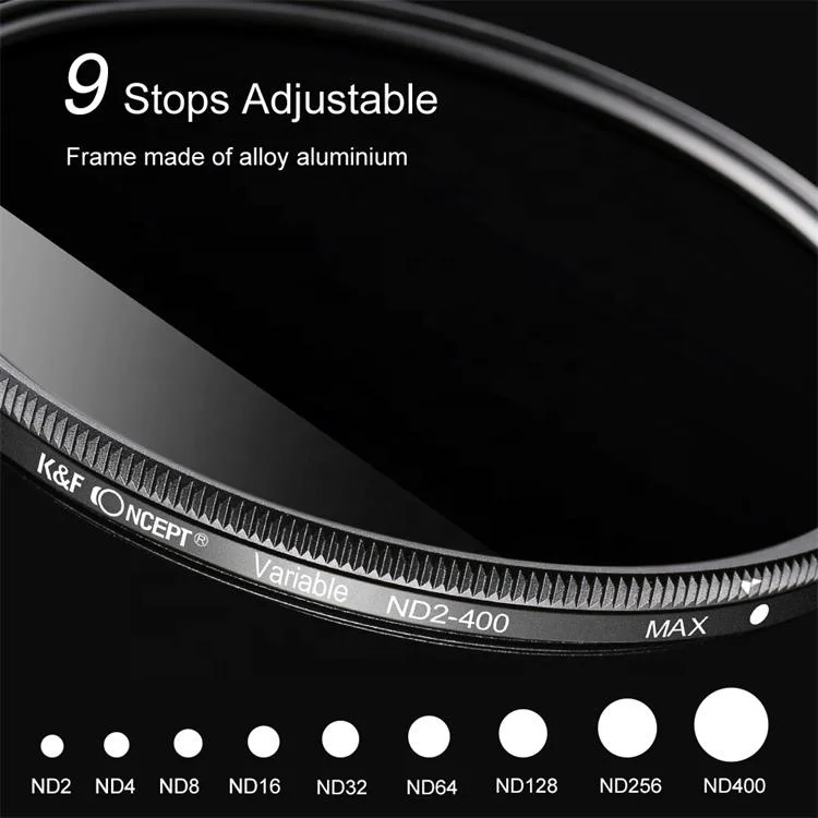  K & F CONCEPT 40 5 мм Fader ND фильтры для объектива от ND2 до ND400 с японскими