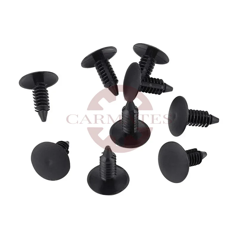 100PCS HE26 Auto Fastener Clip Car Fender Push Retainer Mixed Body Pin Rivet Bumper Door Trim Panel Universal Clips Fixed Buckle