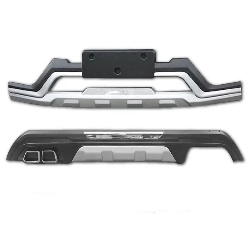 ABS car front and rear bumper guard for Hyundai Santa Fe 2017