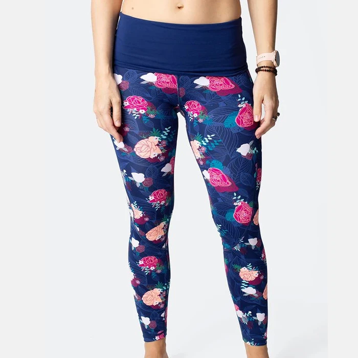 
Pregnant Womens Sportswear Leggings High Waist Belly Support Tights 