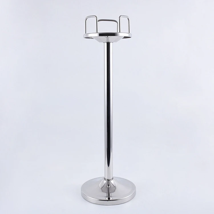 
Party Events Ice Beverage Cooler Stand Wine Ice Bucket Holder Stainless Steel High Quality Bar Wine Bucket Drink Cooler Stand 