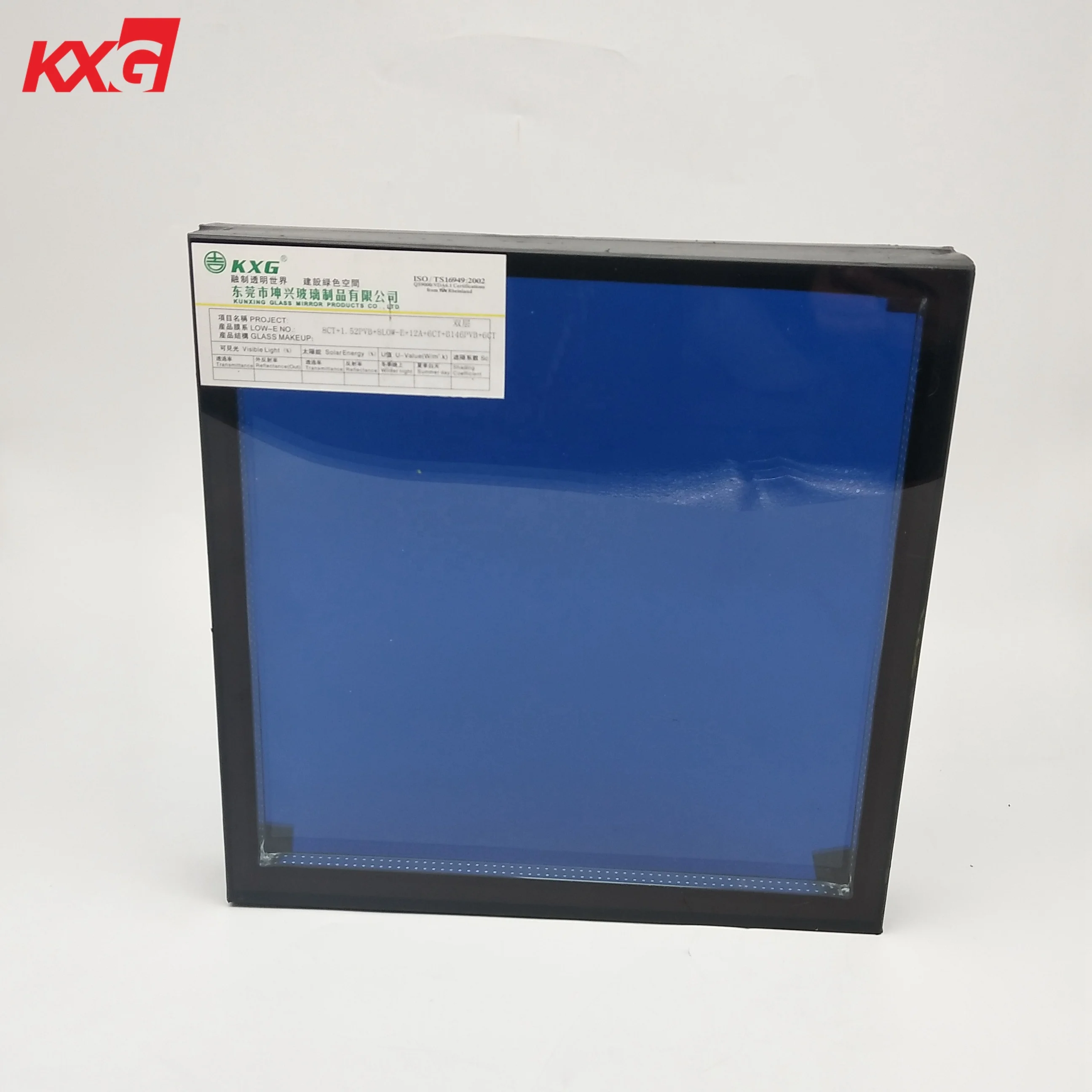 Clear and colored laminated Insulated glass triple tempered insulating glass for building