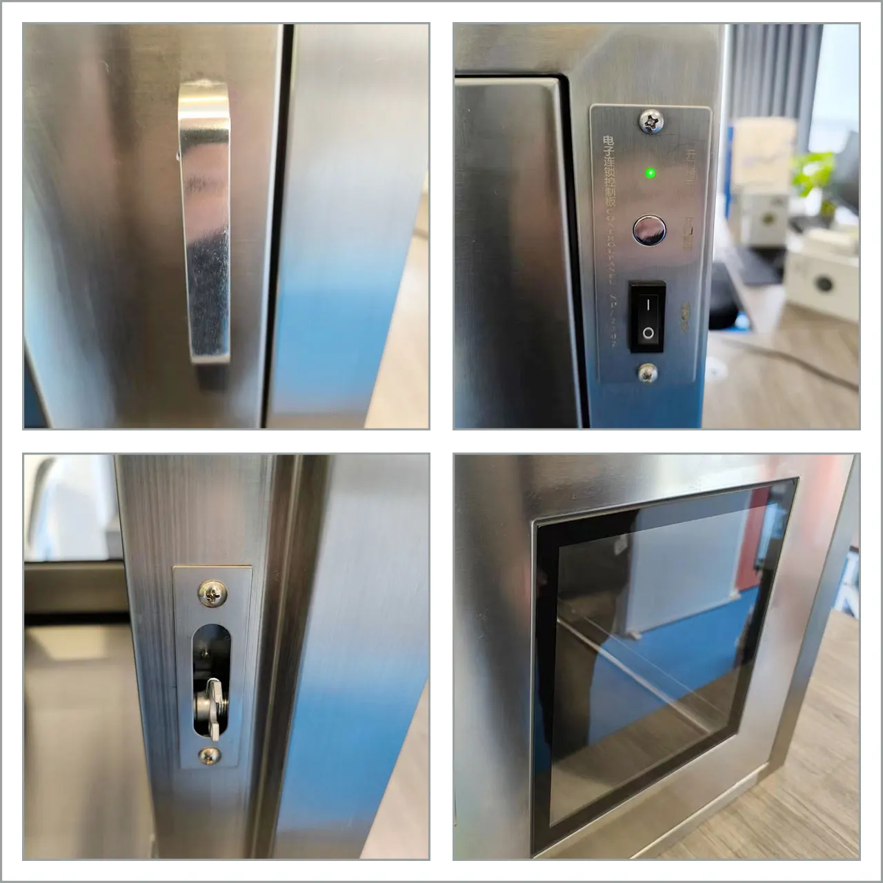 Oudelong GMP Stainless Steel Transfer Hatch Pass Box Pass Tunnel for Modular Clean Room