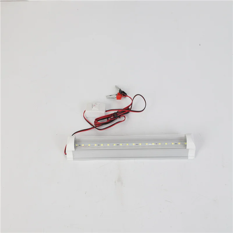 Promotion 5V/12V led tube t8 0.5ft 1ft With 2 m wire clip and switch button for outdoor lighting