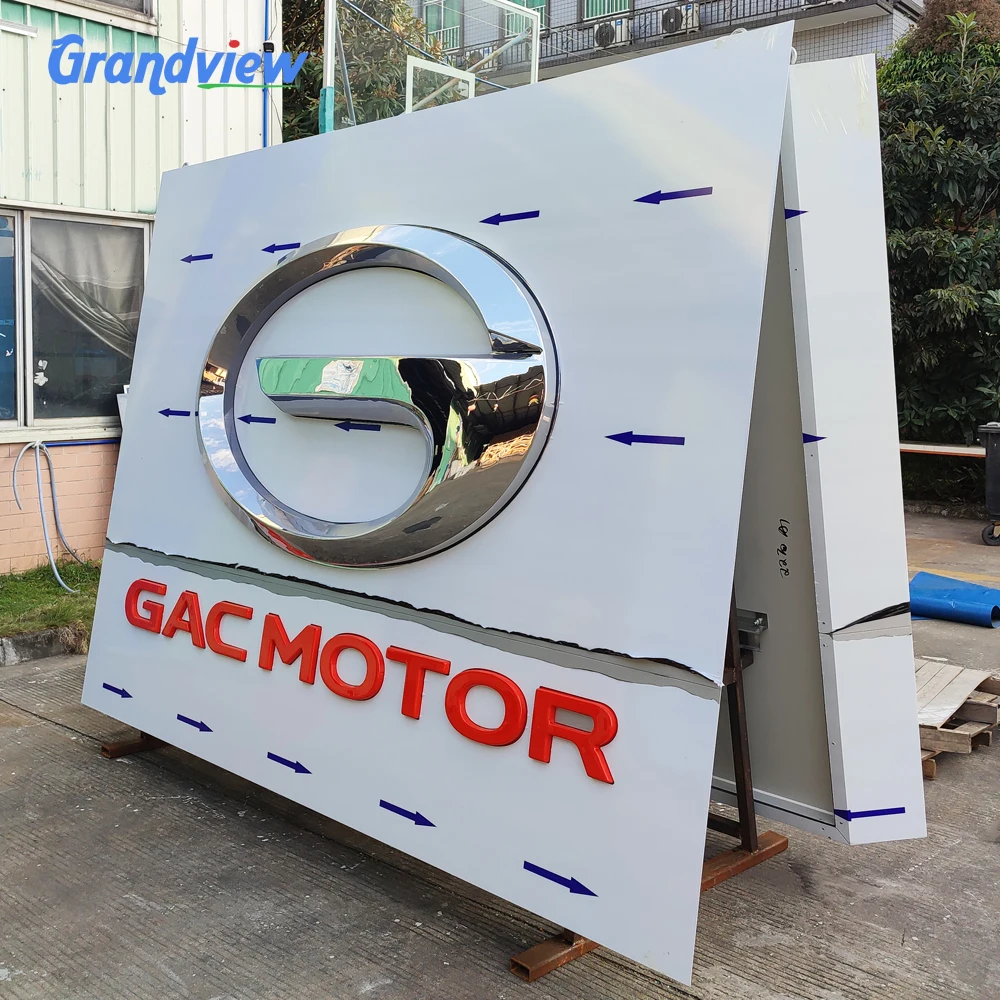 Wholesale Factory Price Double Side Standing Car Dealership Sign Outdoor of the LED Pylon Sign