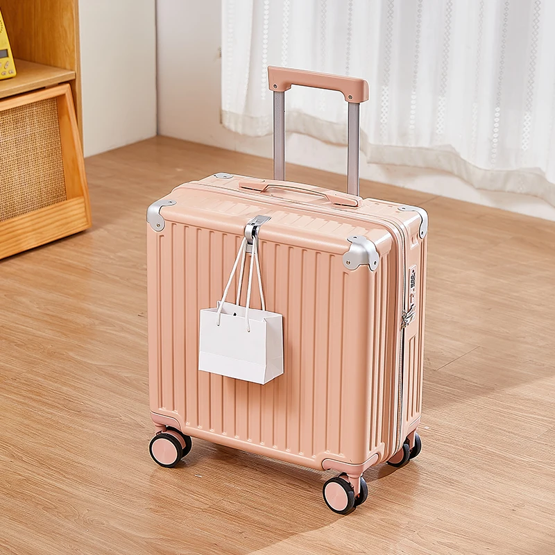 Unisex ABS Airport Luggage Trolley with Spinner Caster Convenient Trolley Bags for Handbag Unisex Luggage Sets