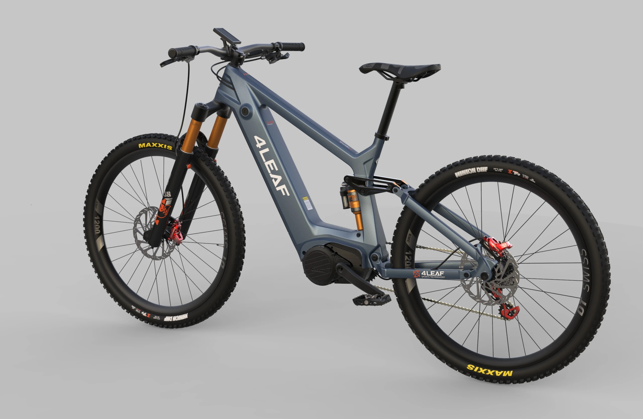 Ebike Frame Bafang G510 Carbon Fiber M620 Frame MTB 29' Full Suspension Emtb Frame