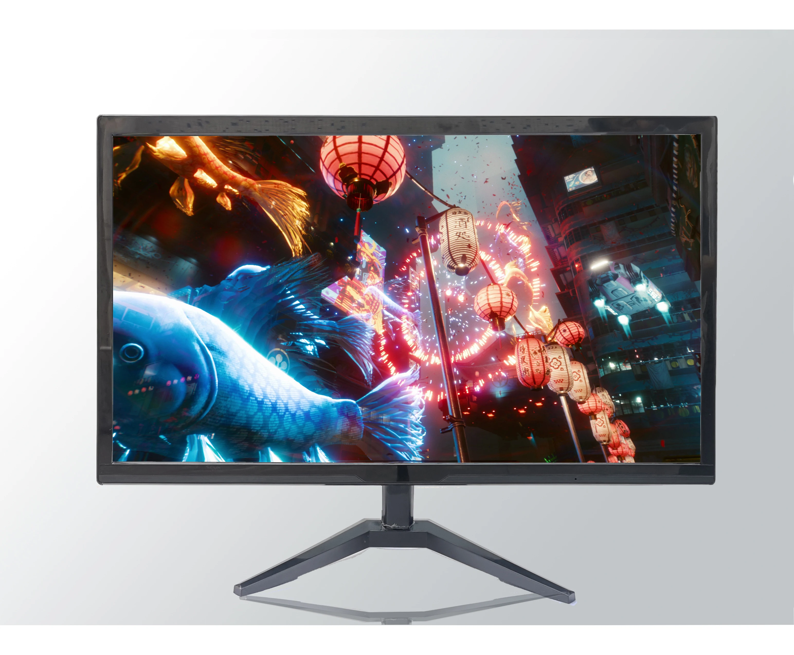 wide panel flat screen 19  inch good quality high  definition desktop computer monitor