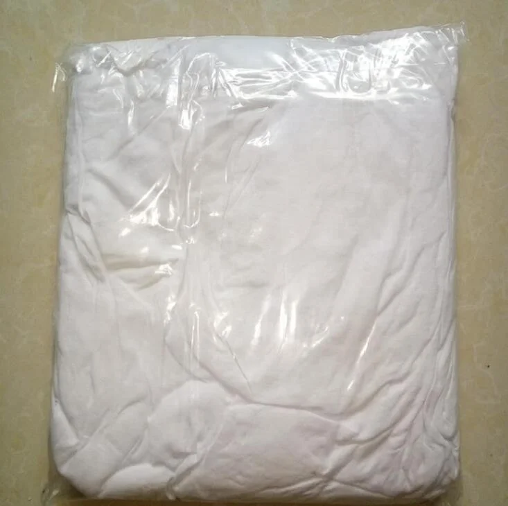 Fabric agro textile pieces recycled shoddy industrial white garment leather scrap textile waste bed sheet cotton rags