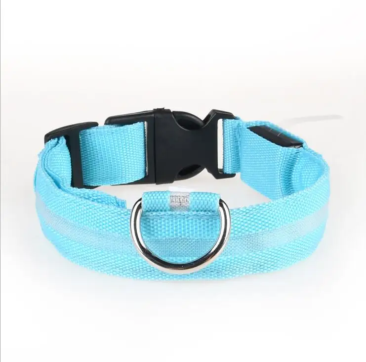 Factory Wholesale Rechargeable and Waterproof Safety Led Light Flashing Luminous Dog Collar