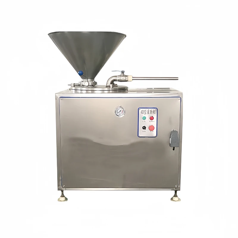 Commercial Filing Pork Sausage Binding Stuffer With Twister Vacuum Machine