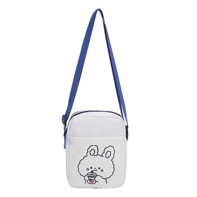 Portable Mobile Phone Bags Cute Crossbody Small Bag For Girls Partysu Canvas Shoulder Messenger Small And Square Bags
