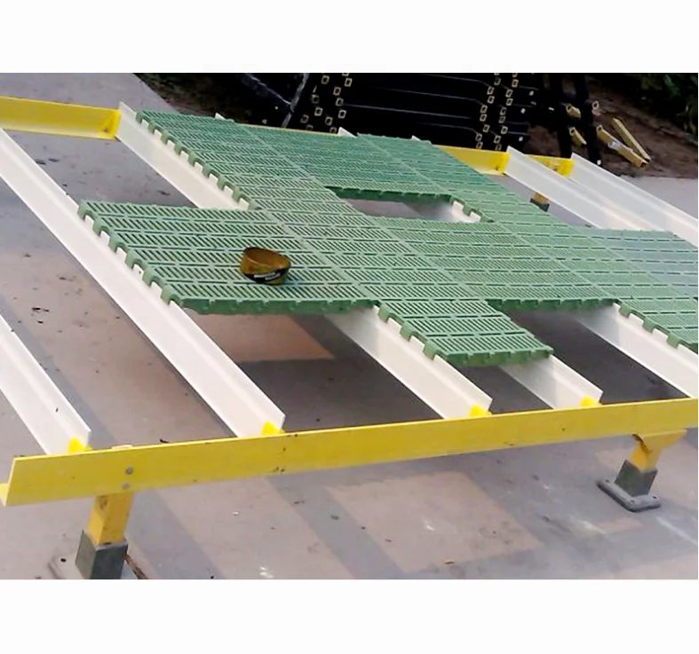 high strength fiberglass support beams for pig farrowing crate/pig nursery pen design