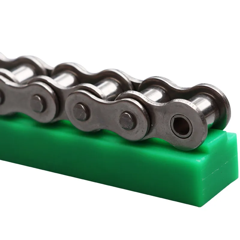 Customized cutting and forming PE guide rail, chain backing, chain protection, heightening and stability