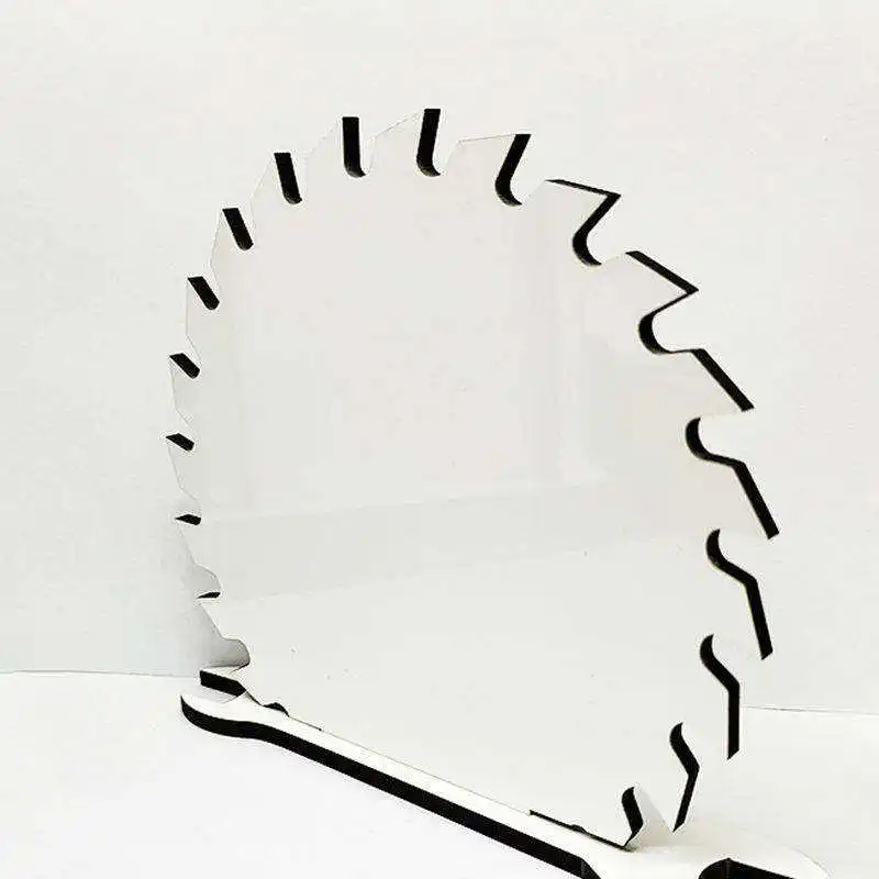 Sublimation Blanks Saw Blade Wrench Photo Frames Customized Wood Durable Fashionable Wooden Picture Frame 4 Color Competitive