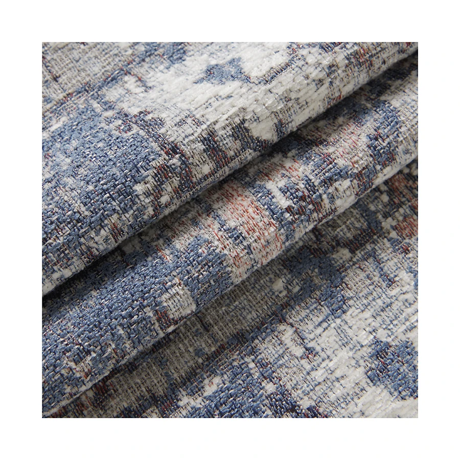 Home Textile Luxury And Elegance Curtain Fabrics For Home Decorative 100% Polyester Soft Jacquard Curtain Fabric