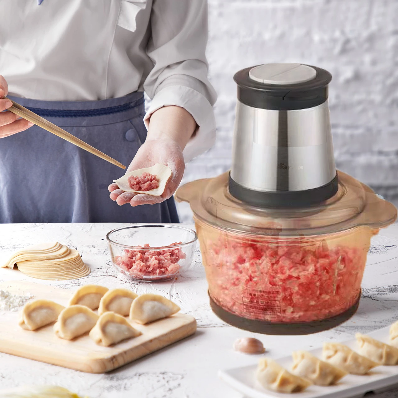 2022 hot sale cheap  2l custom  stainless steel fruit and vegetable food processor  blender