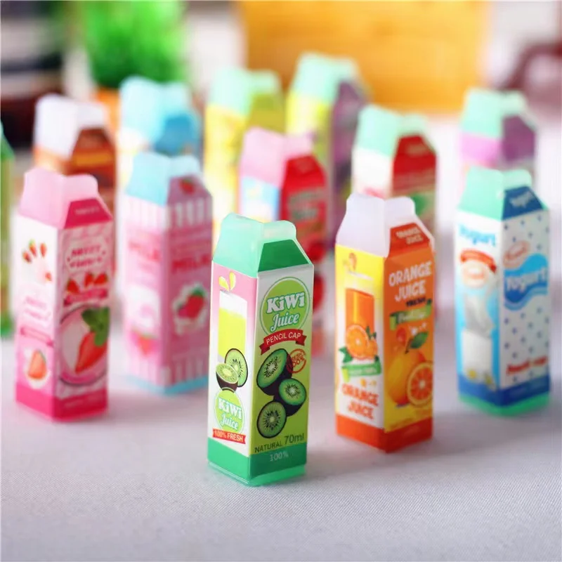 Hot sale doll house accessories kitchen refrigerator miniature bottles miniature toys