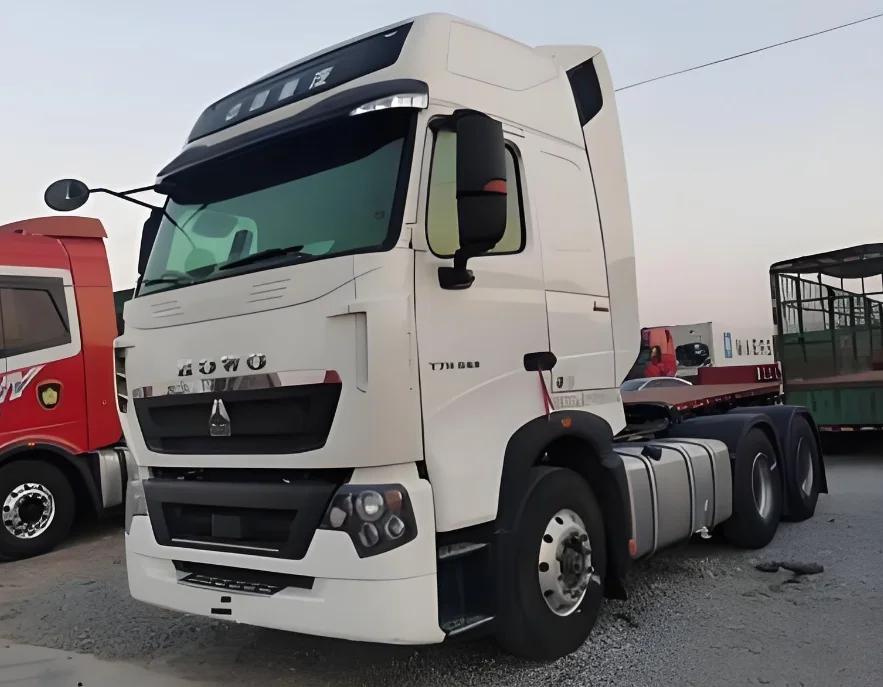 HOWO-T7H дизельный тягач SINOTRUK 4x2 двигатель для грузовика рулевое управление автоматическая механическая коробка передач Евро 3 новый уровень выбросов