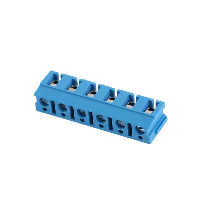 Wire 2conductor through ring tip 10 pole 25a 3 screw terminal block connector