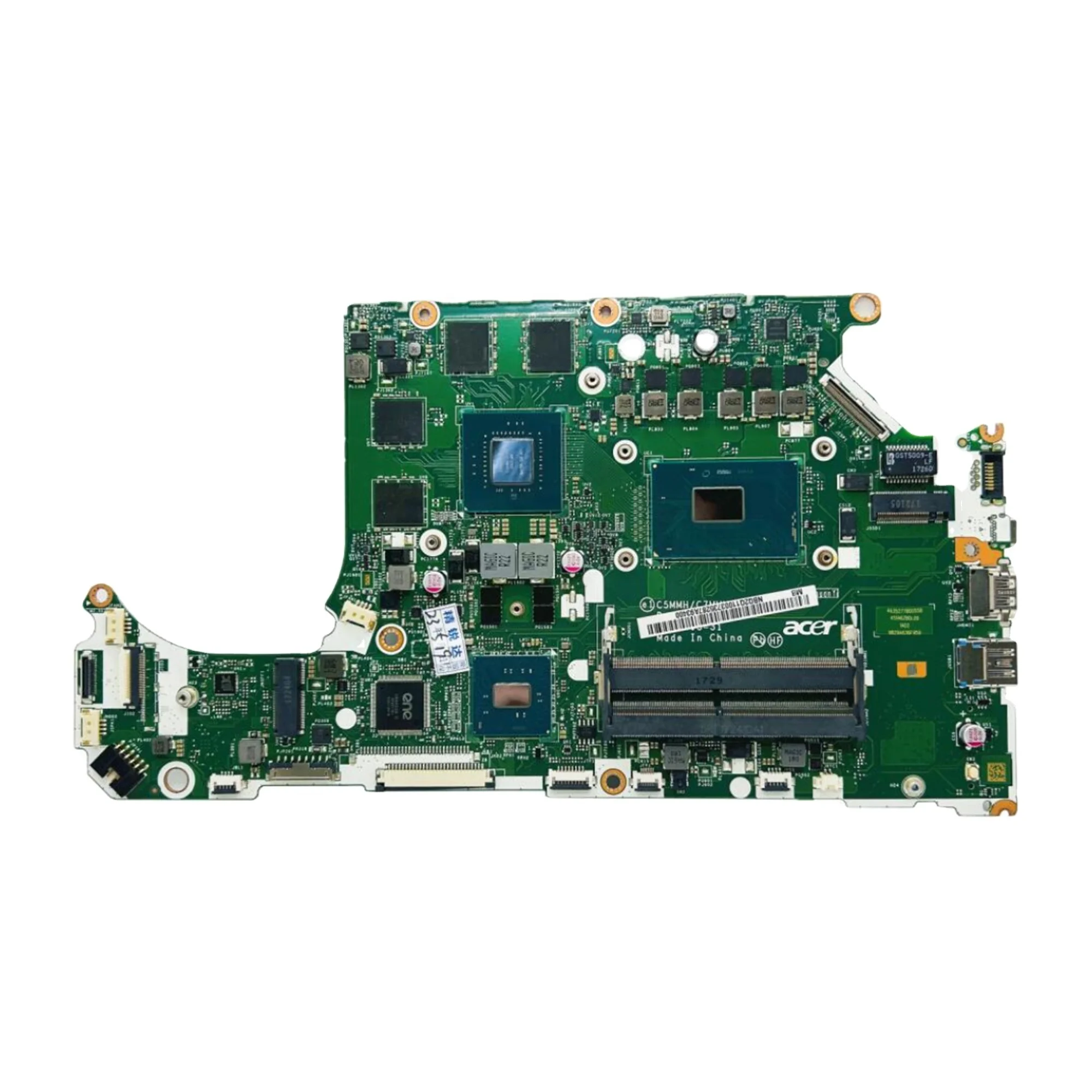 For ACER Nitro AN515-51 Laptop Motherboard With I5-7300HQ CPU GTX 1050 4G GPU NBQ2Q11003 LA-E911P DDR4 MB 100% Tested Fast Ship
